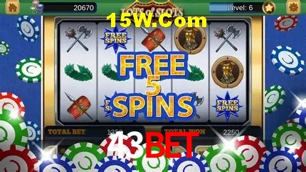43bet: Jogos de Caça-Níqueis-Altas Recompensas, Roleta-Velocidade, Blackjack-Desafios Máximos
